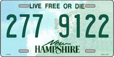 NH license plate 2779122