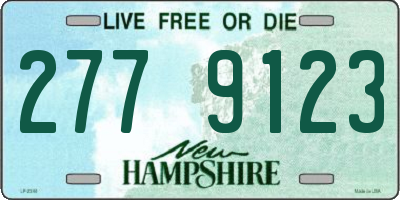 NH license plate 2779123