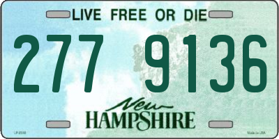 NH license plate 2779136