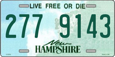 NH license plate 2779143