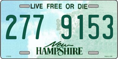 NH license plate 2779153