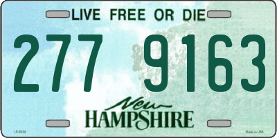NH license plate 2779163