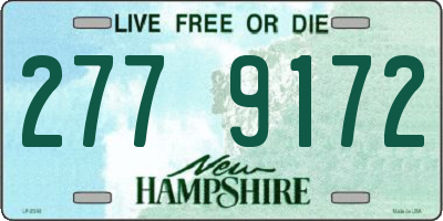 NH license plate 2779172