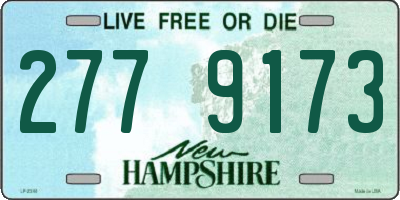 NH license plate 2779173