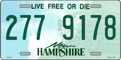 NH license plate 2779178