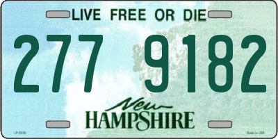 NH license plate 2779182
