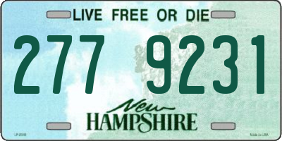 NH license plate 2779231