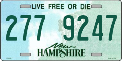 NH license plate 2779247