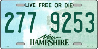 NH license plate 2779253