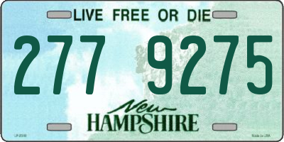 NH license plate 2779275