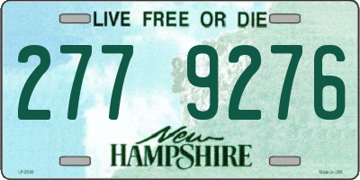 NH license plate 2779276