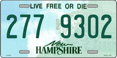 NH license plate 2779302