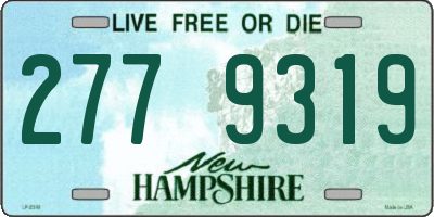 NH license plate 2779319