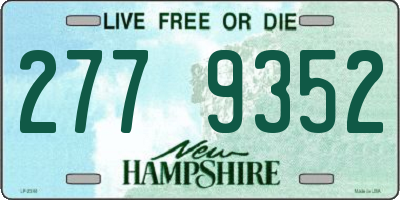 NH license plate 2779352