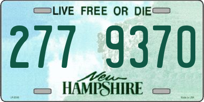 NH license plate 2779370