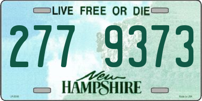 NH license plate 2779373