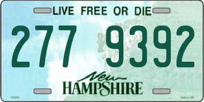 NH license plate 2779392