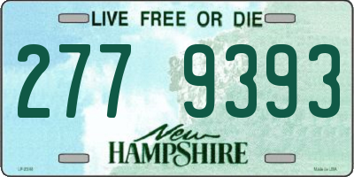 NH license plate 2779393