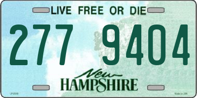 NH license plate 2779404