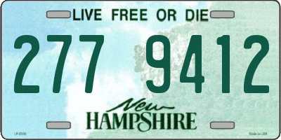 NH license plate 2779412