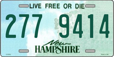 NH license plate 2779414