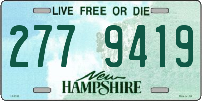 NH license plate 2779419