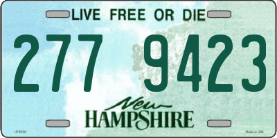 NH license plate 2779423