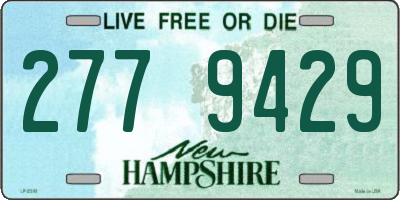 NH license plate 2779429