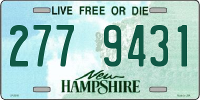 NH license plate 2779431