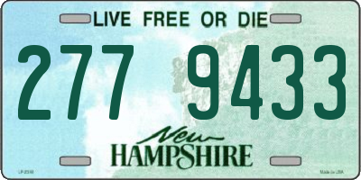 NH license plate 2779433