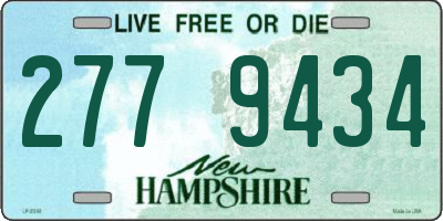 NH license plate 2779434