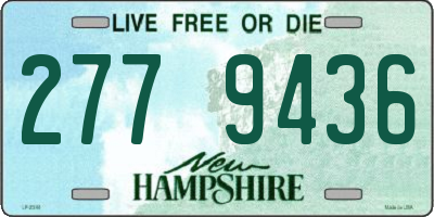 NH license plate 2779436