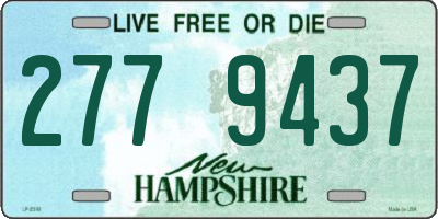 NH license plate 2779437
