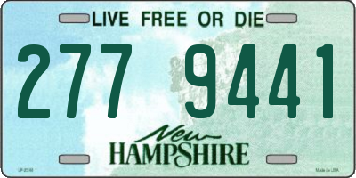 NH license plate 2779441