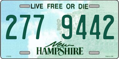 NH license plate 2779442