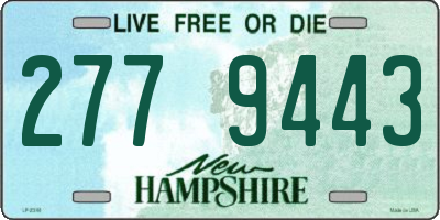 NH license plate 2779443