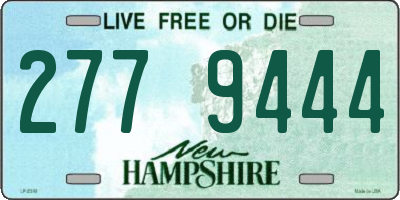 NH license plate 2779444