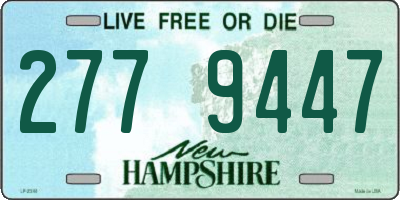 NH license plate 2779447