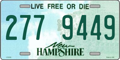 NH license plate 2779449