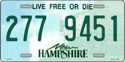 NH license plate 2779451