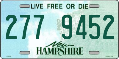 NH license plate 2779452