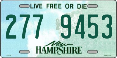 NH license plate 2779453