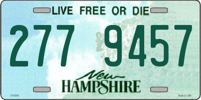 NH license plate 2779457