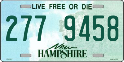 NH license plate 2779458