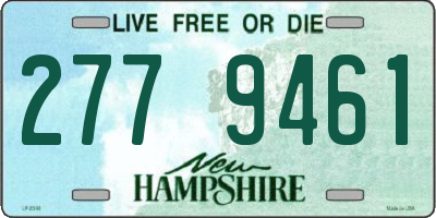NH license plate 2779461