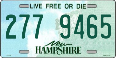 NH license plate 2779465