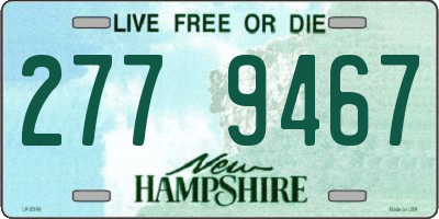 NH license plate 2779467