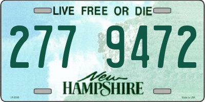 NH license plate 2779472