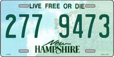 NH license plate 2779473