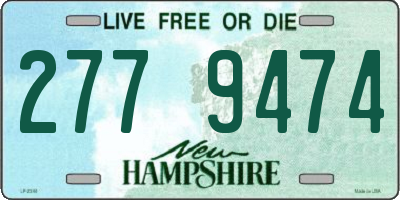 NH license plate 2779474